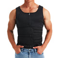 Cinta Modeladora Dupla Compressao Neoprene Masculino Top Abdomen Queima de Gordura Roupas de Ginástica
